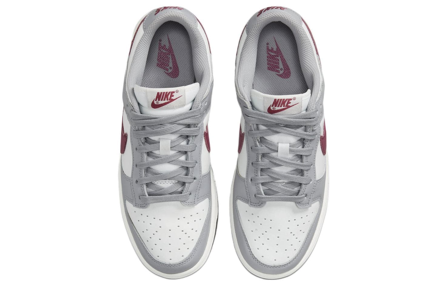 Кроссовки Nike Dunk Low "Grey/White" — фото 4
