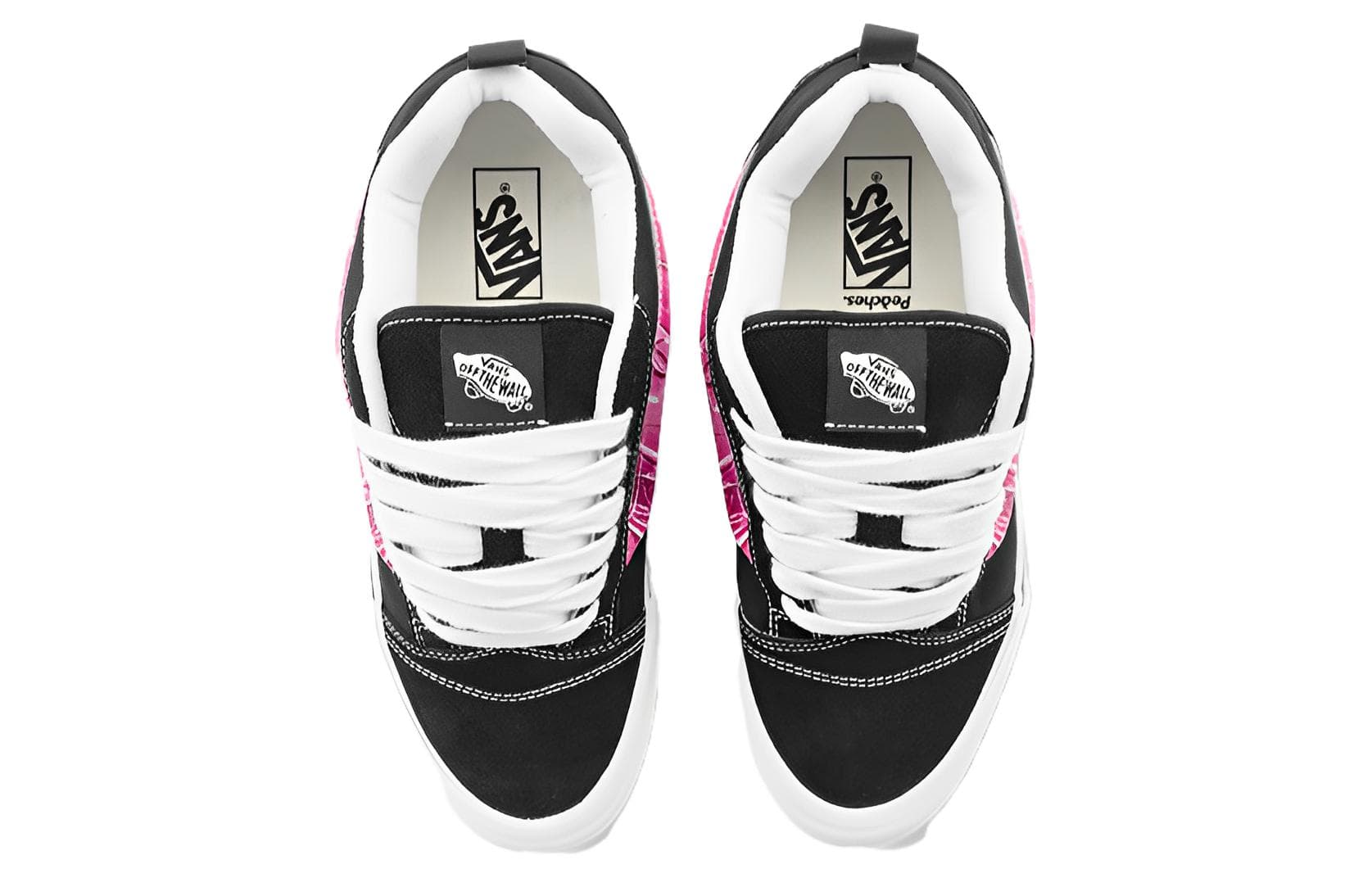 Кроссовки Peaches x Vans Knu Skool Black Pink - изображение 4