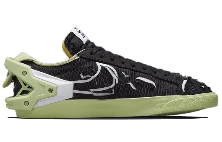Кроссовки Acronym x Nike Blazer Low "Black" - изображение 2