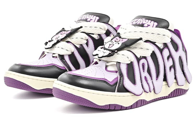 Кроссовки OLD ORDER Skater 001 Kuromi Collaboration White Purple - изображение 2