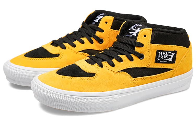 Кроссовки Bruce Lee x Vans Half Cab Yellow Black - изображение 3