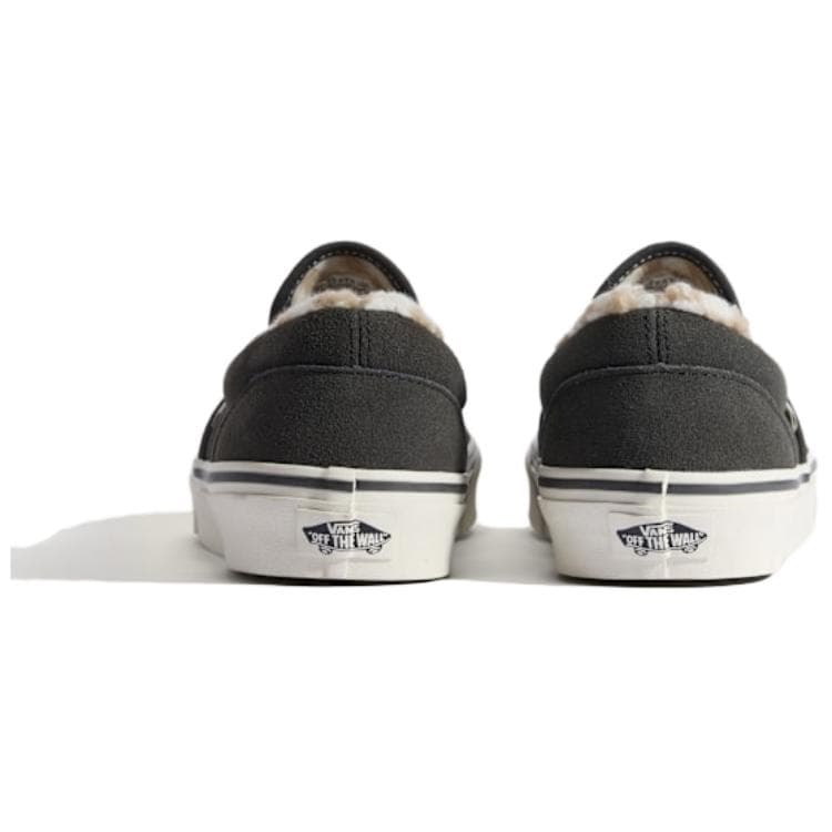 Кроссовки Vans Classic Slip On Скейтборд Обувь Унисекс Выцветший черный - изображение 4