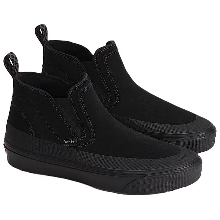 Кроссовки Vans Off The Wall MID Топ Кроссовки для скейтбординга Унисекс Черные - изображение 2