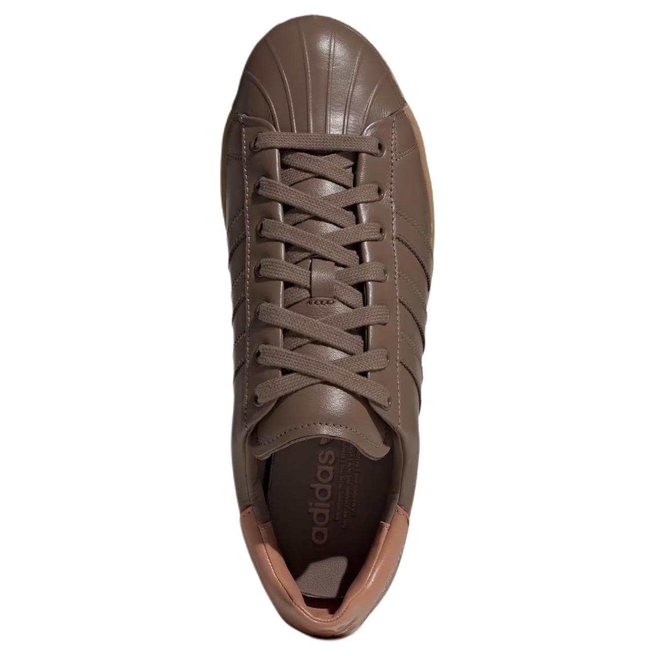 Кроссовки Adidas Originals Superstar LU Амортизация Низкие Кроссовки для Скейтбординга Мужские Коричневые - изображение 4