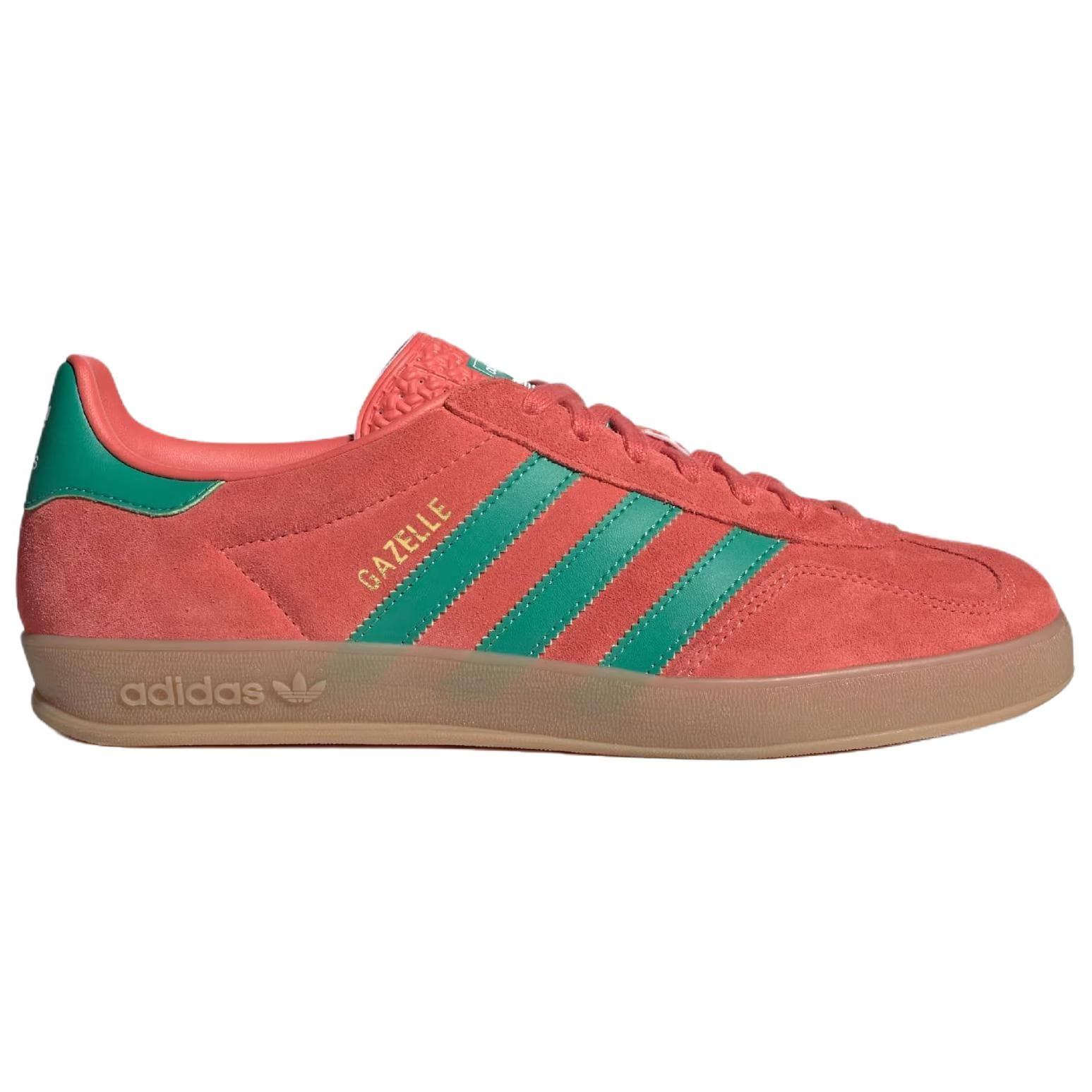 Кроссовки Adidas Originals GAZELLE INDOOR Низкие Скейтборд Обувь Мужская Красная Зеленая - изображение 2