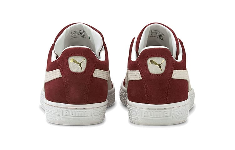 Кроссовки PUMA Suede Classic XXI Burgundy White - изображение 4
