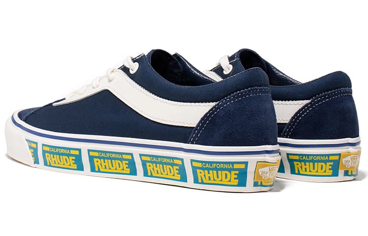 Кроссовки RHUDE x Vans Bold Ni Blue White - изображение 3