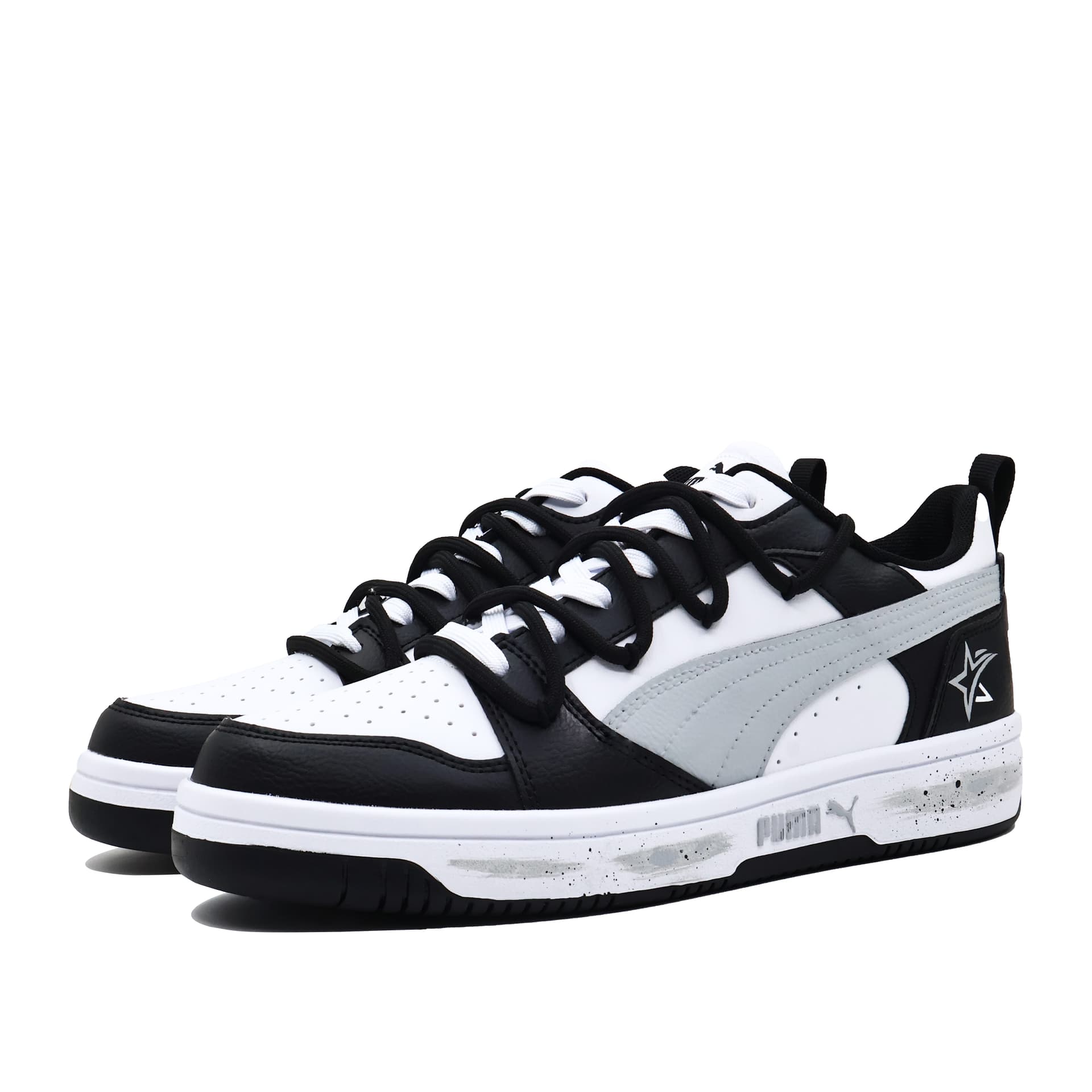 Кроссовки PUMA Rebound v6 Black Grey - изображение 3