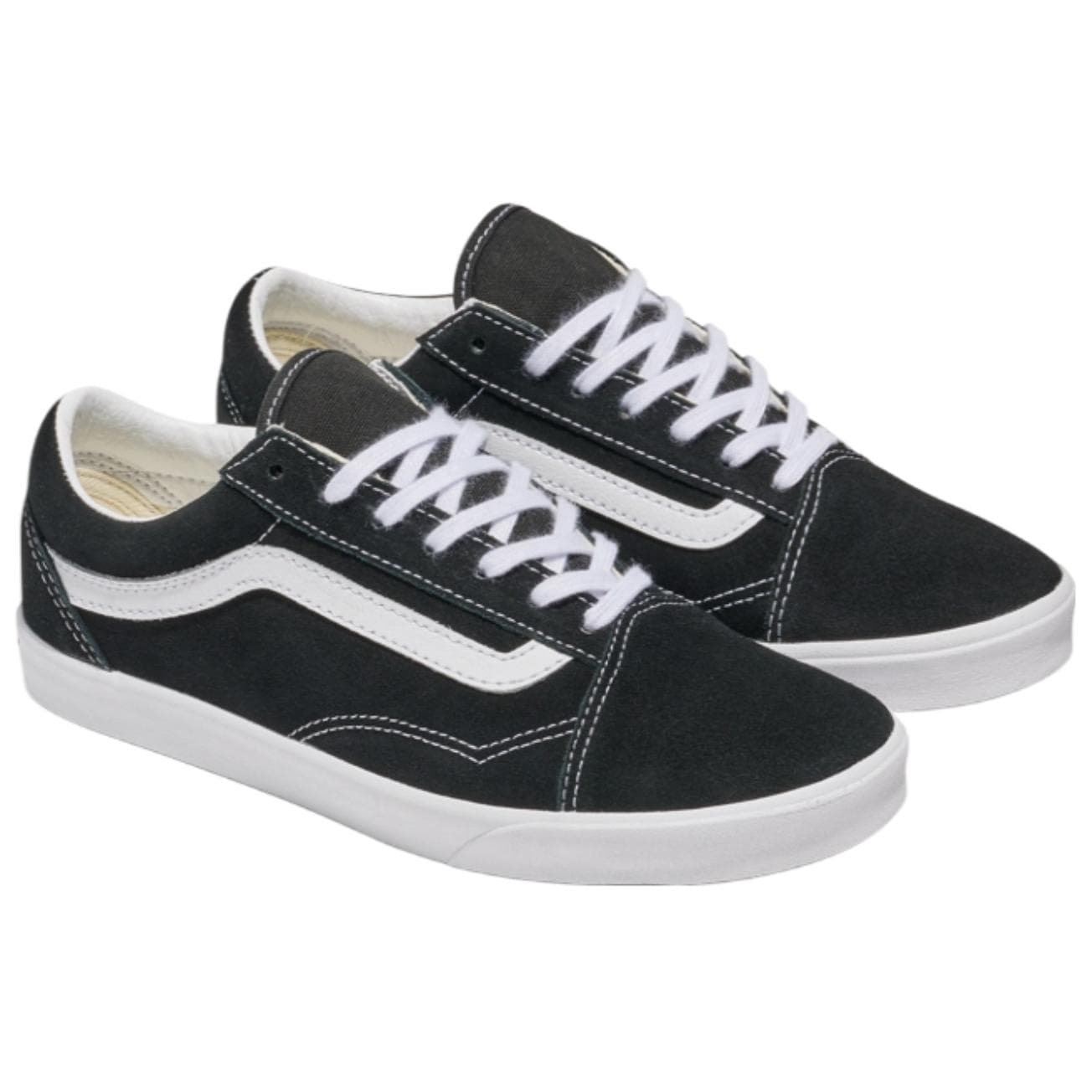 Кроссовки Vans Низкие кеды для скейтбординга Унисекс Черный Белый - изображение 2