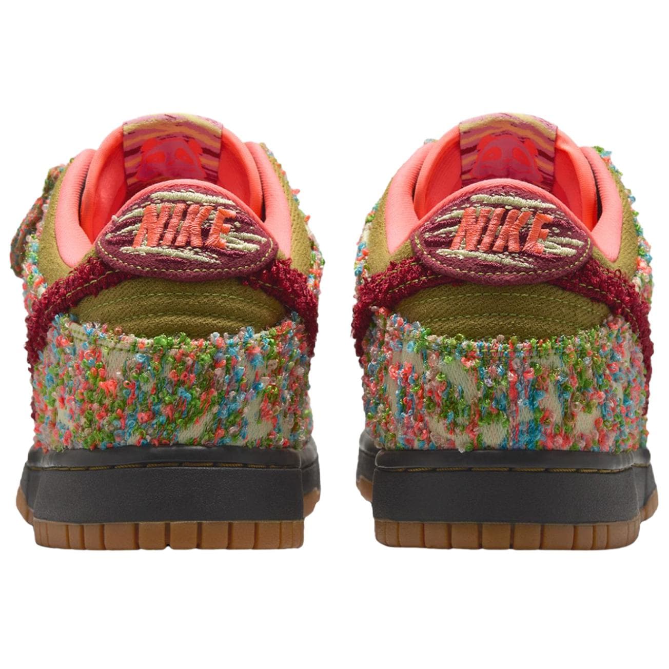 Кроссовки Nike Dunk Low Top Скейтборд Кроссовки Унисекс Зеленый Розовый - изображение 5