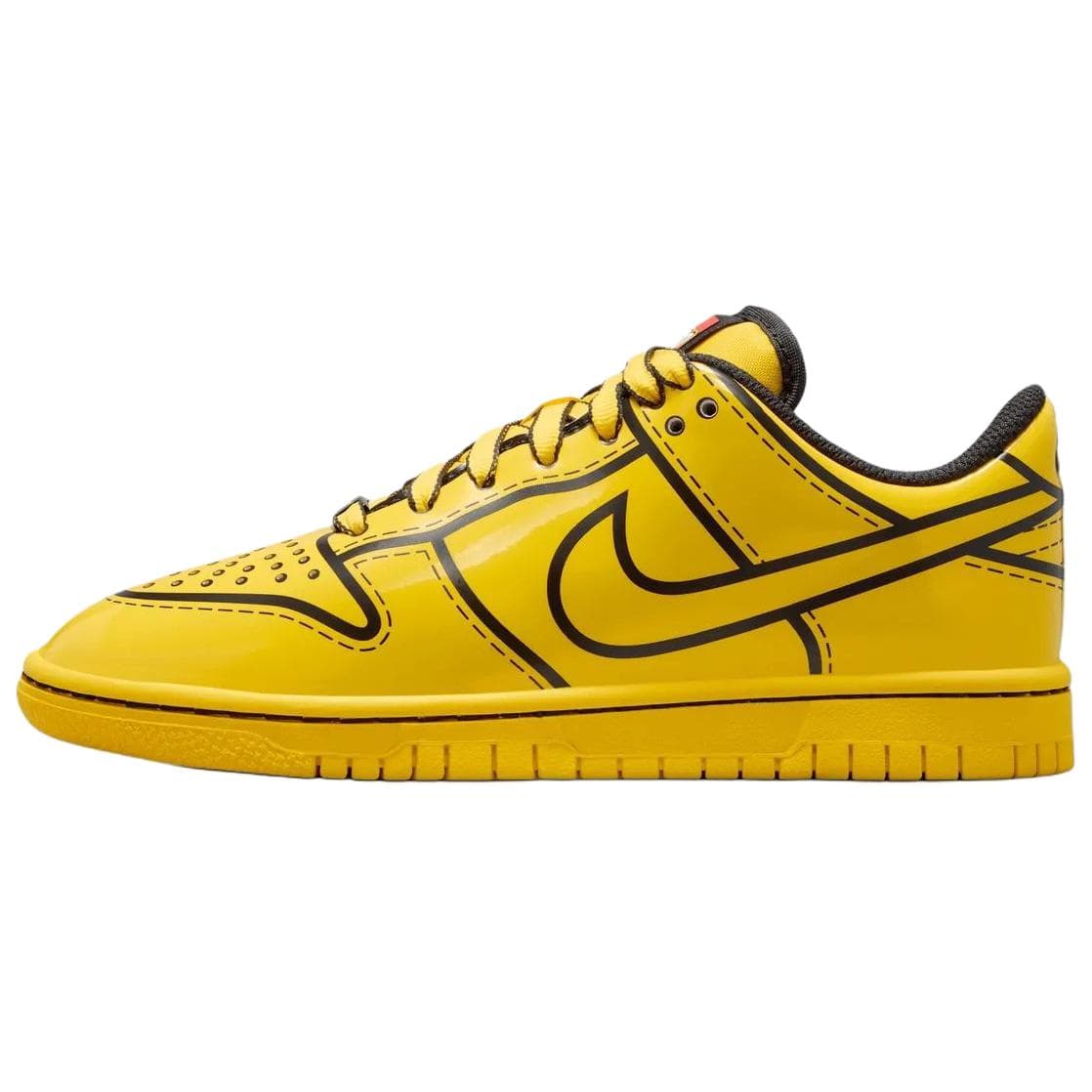 Кроссовки Lego X Nike Dunk Low Топ Детский Скейтбординг Обувь Ярко-желтый Детский - изображение 1