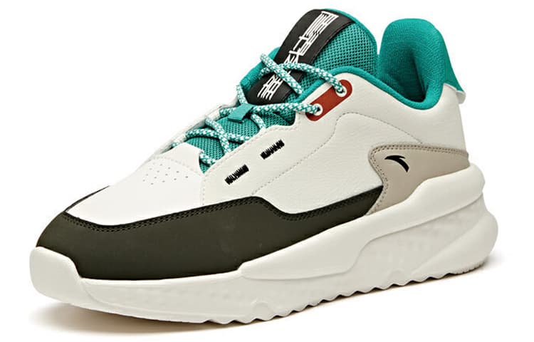 Кроссовки Anta Lifestyle Low-Top Sneakers White Black Green - изображение 2