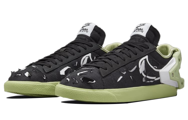 Кроссовки Acronym x Nike Blazer Low "Black" - изображение 3