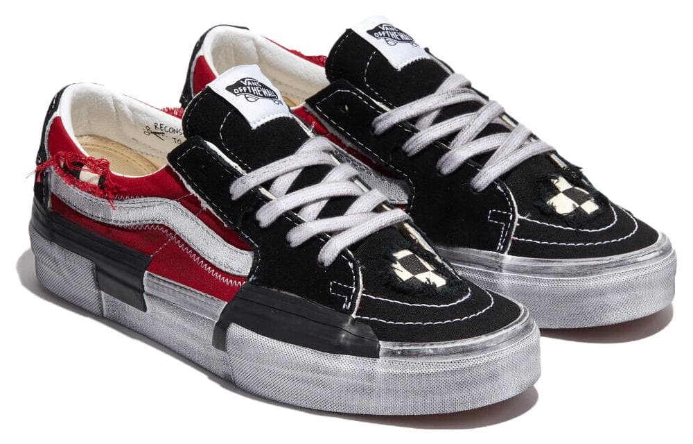Кроссовки Vans SK8 Low Black Red - изображение 2