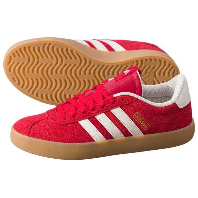 Кроссовки Adidas VL COURT 3,0 Low Топ Скейтборд Обувь Унисекс Красный - изображение 4