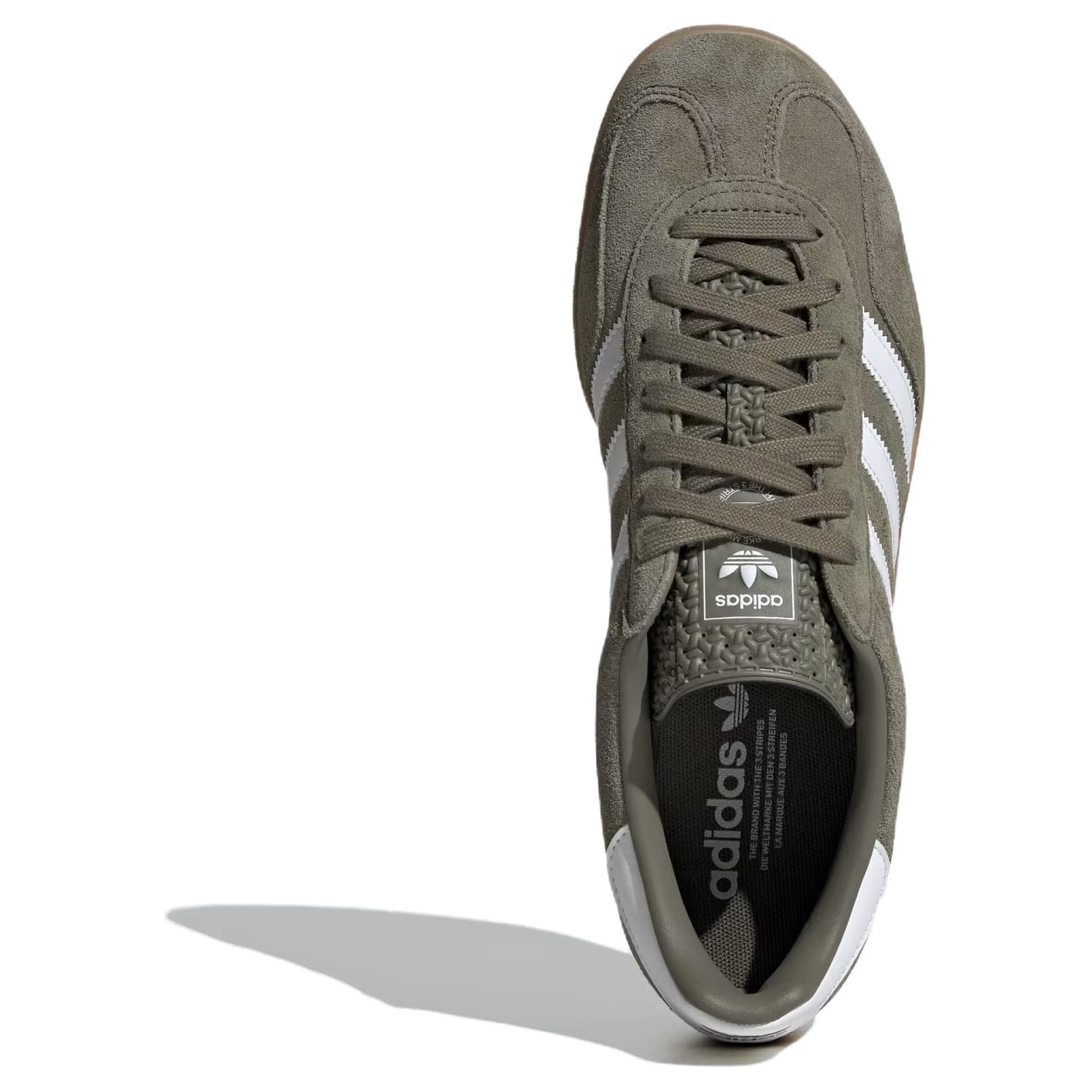 Кроссовки Adidas Originals GAZELLE INDOOR Замша Низкие Кеды Скейтборд Обувь Мужская Зеленая - изображение 3