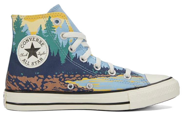 Кроссовки Converse Chuck Taylor High Top Ocean Blue — фото 2