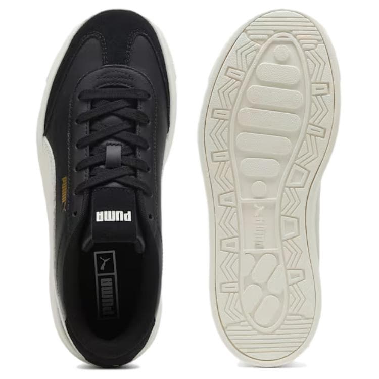 Кроссовки PUMA Lajla Low Топ Скейтборд Кроссовки Женские Черно-Белые - изображение 4