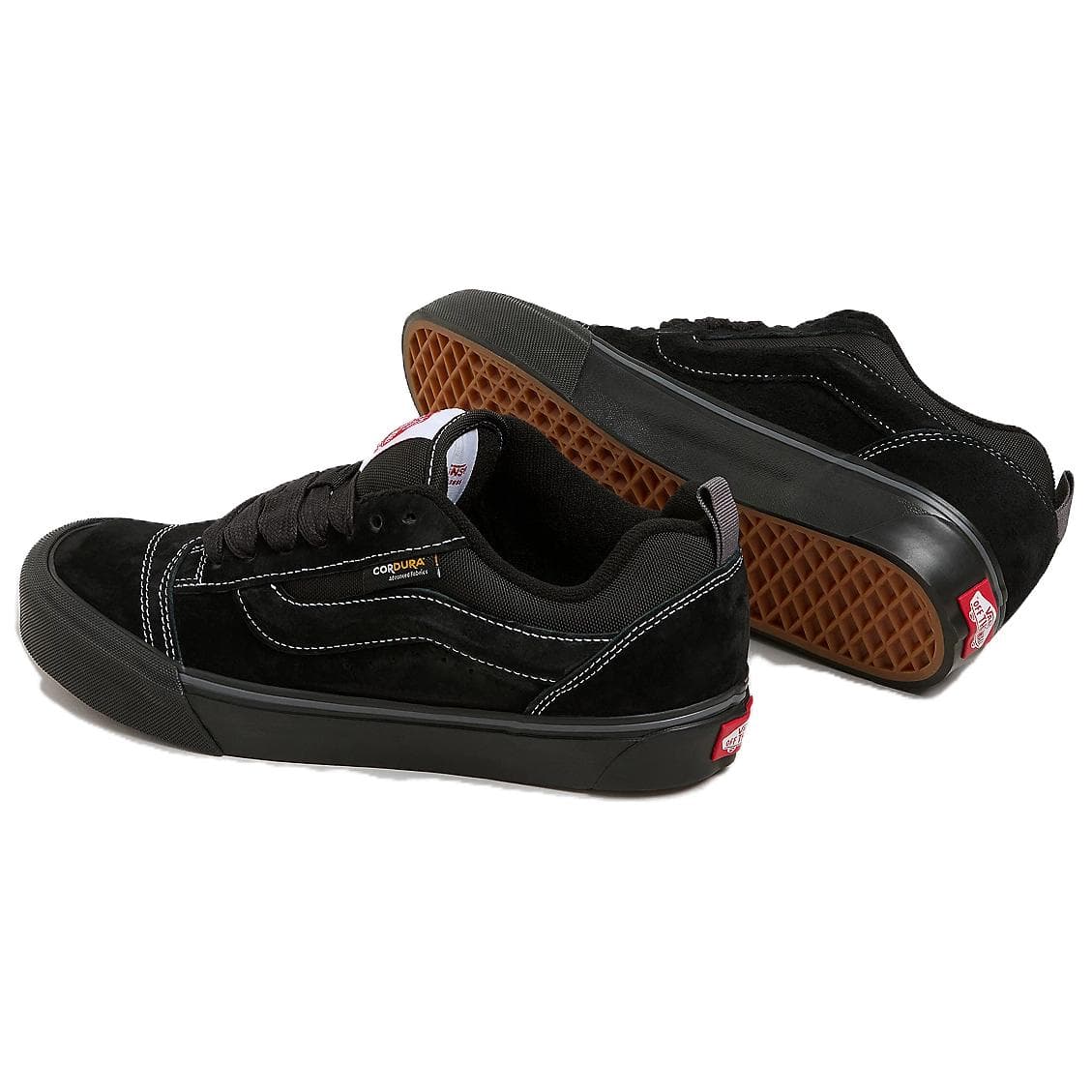 Кроссовки Vans Knu Skool Устойчивая к истиранию низкая скейтбордическая обувь мужская черная - изображение 4