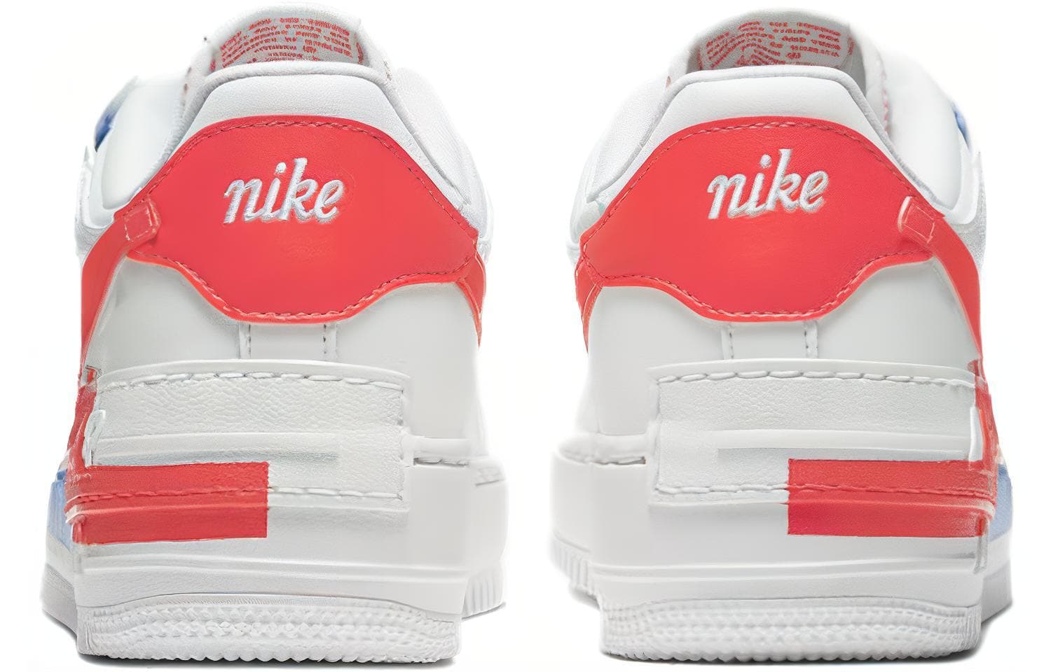 Кроссовки Nike Air Force 1 Shadow SE White Blue Red - изображение 5