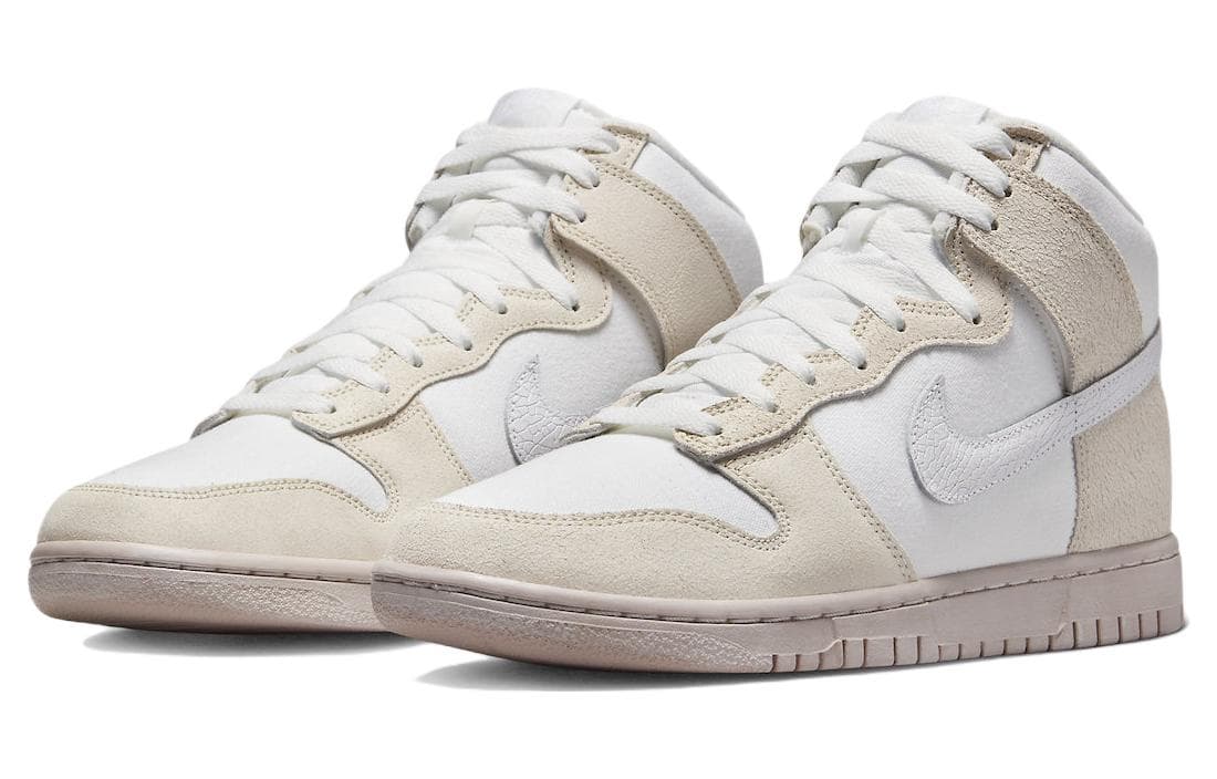 Кроссовки Nike Dunk EMB High White — фото 3
