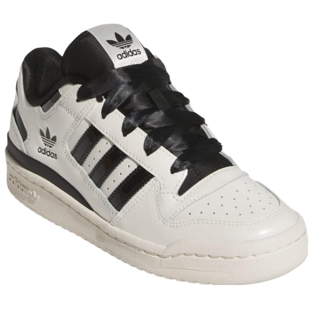 Кроссовки Adidas Originals FORUM Скейтборд Кроссовки Низкие Устойчивые к Износу Женские Бежево-Черные - изображение 3
