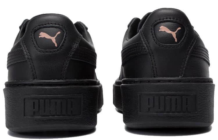 Кроссовки PUMA Basket Platform Black Gold - изображение 6