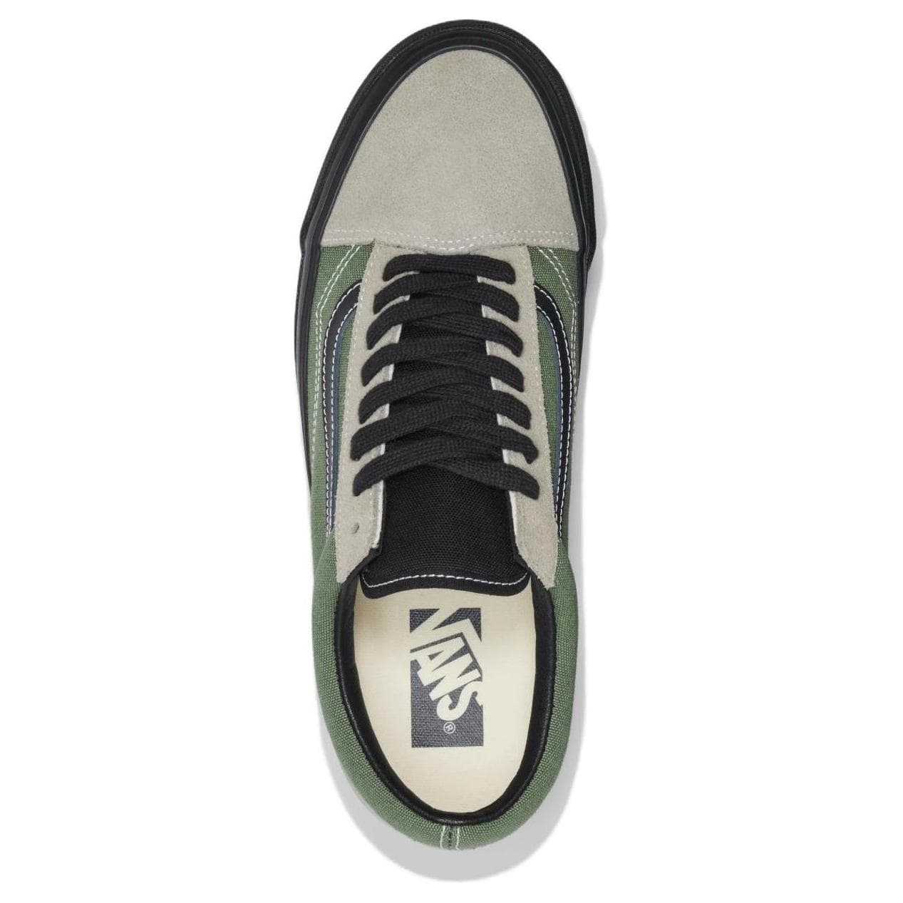 Кроссовки Vans Old Skool Green Black - изображение 3