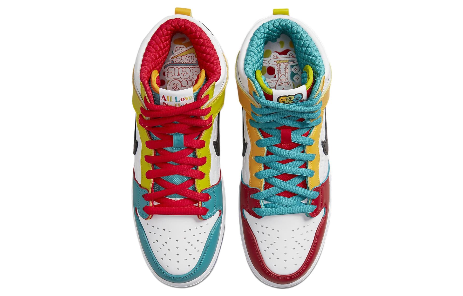 Кроссовки froSkate x Nike Dunk SB Pro QS "All Love, No Hate" - изображение 4