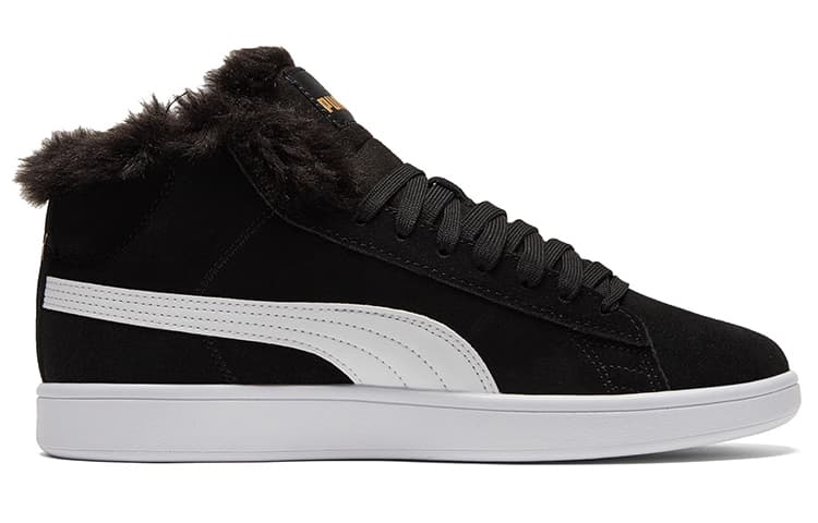 Кроссовки PUMA Smash V2 Mid Black - изображение 2