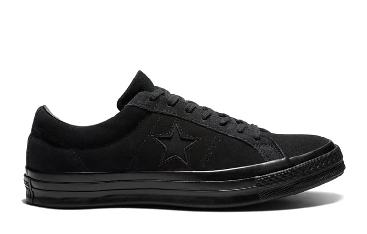 Кроссовки Converse One Star Suede Triple Black Low Top - изображение 2