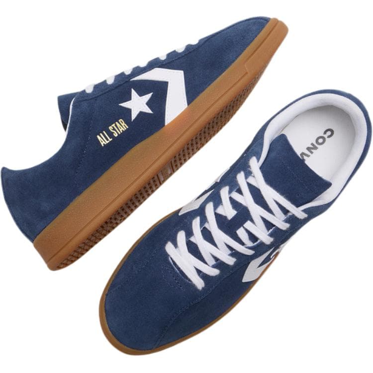 Кроссовки Converse Classic Trainer Замша Универсальные и удобные Лоу-топы Повседневная обувь для скейтборда Унисекс Темно-синий - изображение 4