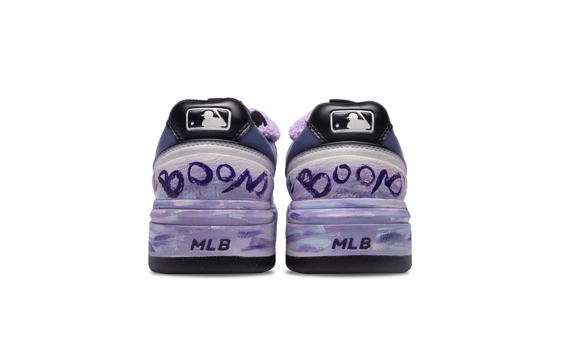 Кроссовки MLB Chunky Liner Blue Purple - изображение 4