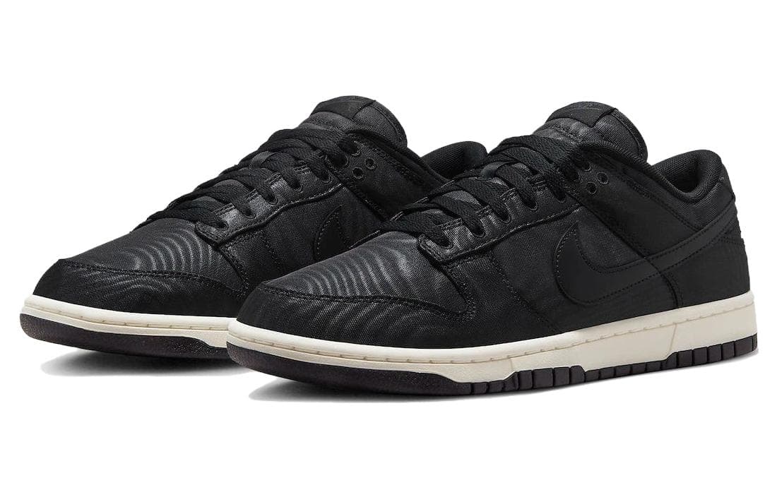 Кроссовки Nike Dunk Low Black Canvas - изображение 3