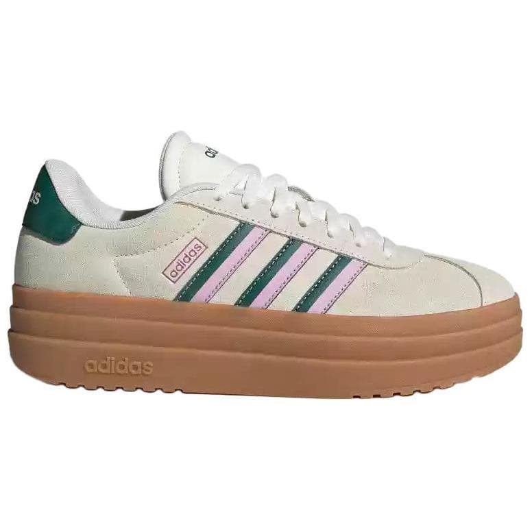 Кроссовки Adidas VL Court Bold визуально увеличивает рост Низкие кеды Женские Белые - изображение 2