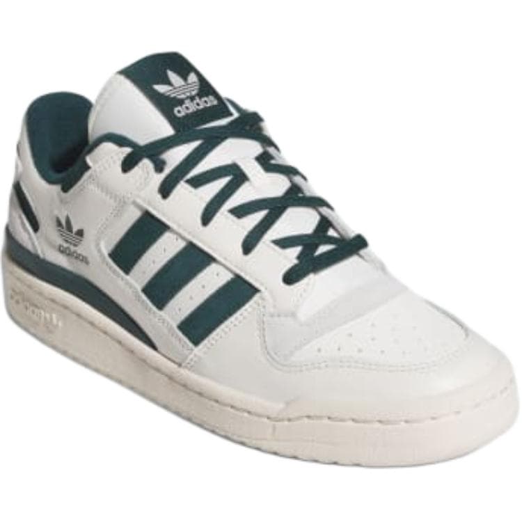 Кроссовки Adidas Originals FORUM Low Скейтборд Кроссовки Унисекс Белый Зеленый - изображение 3
