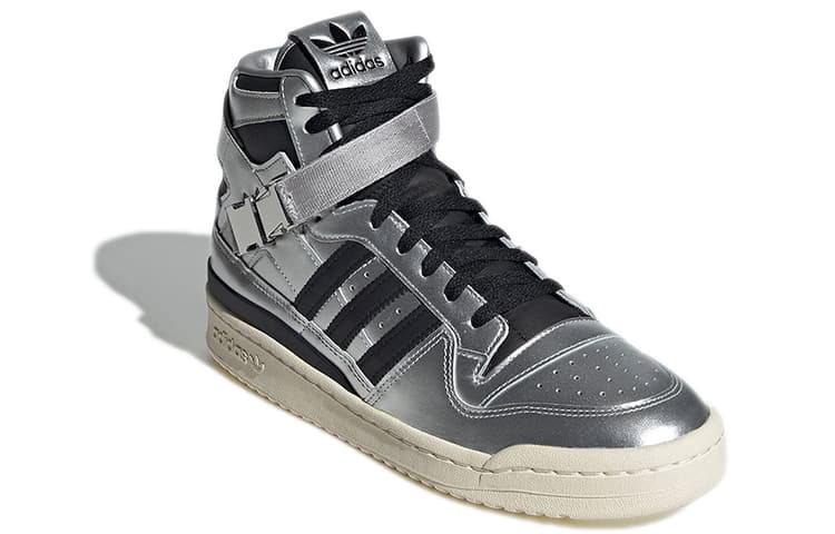 Кроссовки adidas Forum 84 High Liquid Silver — фото 3