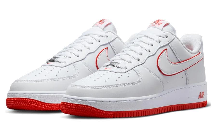 Кроссовки Nike Air Force 1 Low "White Orange" — фото 3