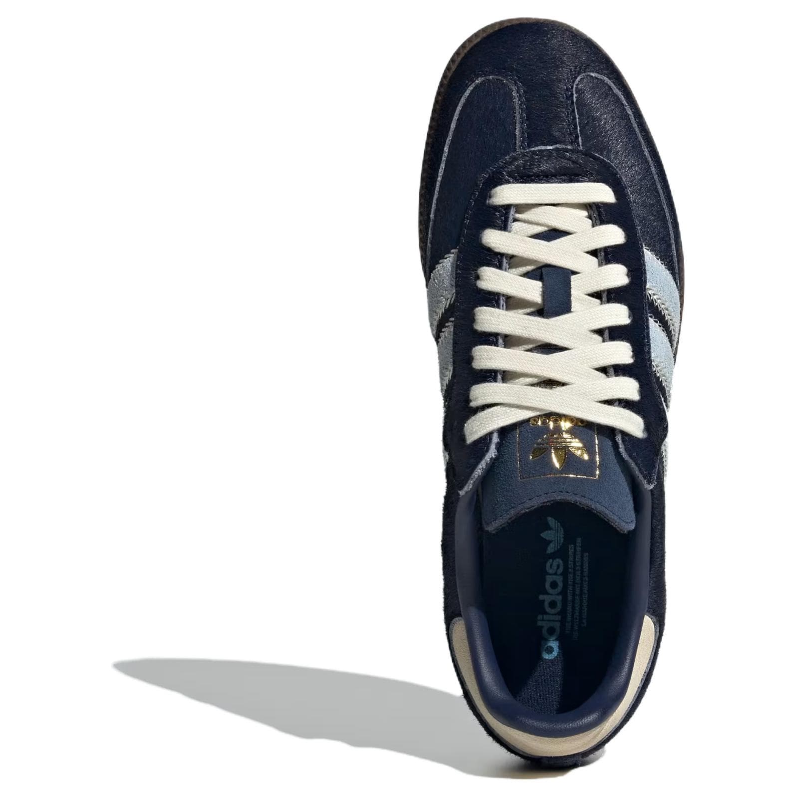 Кроссовки Adidas Originals Samba OG Скейтборд Обувь Женская Синяя - изображение 2