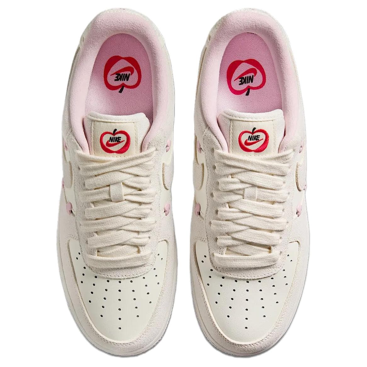 Кроссовки Nike Air Force 1 Замша Low Топ Скейтборд Обувь Women's White - изображение 4