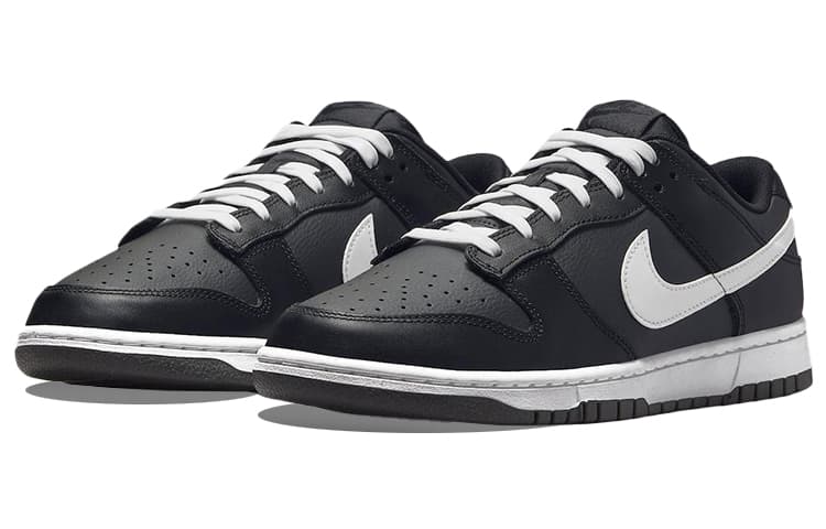 Кроссовки Nike Dunk Low Retro Black White — фото 3