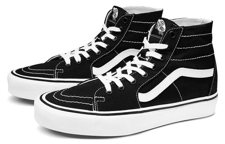 Кроссовки Vans SK8-Hi Tapered Black - изображение 2