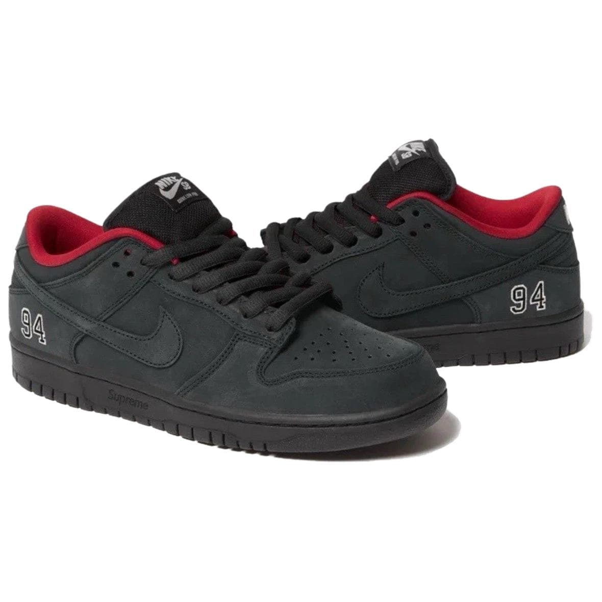 Кроссовки Supreme x Nike Dunk SB Low Pro OG QS Black - изображение 3