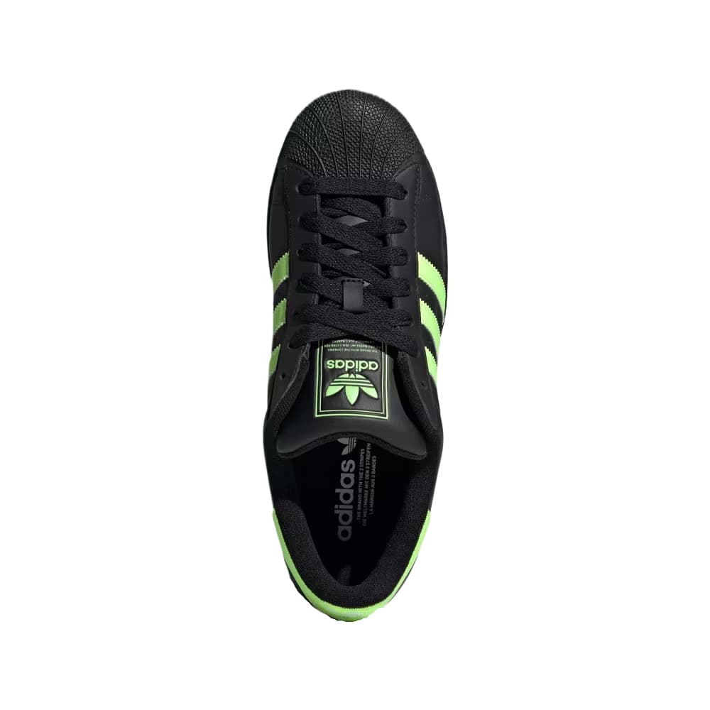 Кроссовки Adidas Originals Superstar 2 Low Топ Скейтборд Обувь Мужской Черно-зеленый - изображение 5