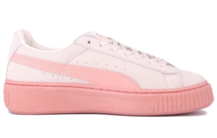 Кроссовки PUMA Suede Platform White Pink - изображение 2