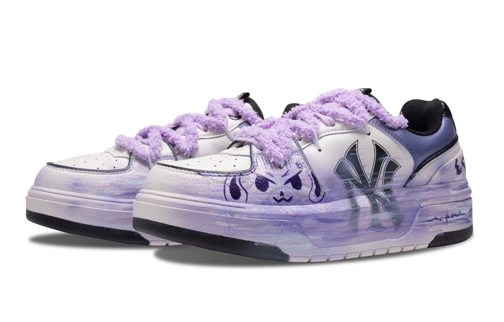 Кроссовки MLB Chunky Liner Blue Purple - изображение 3