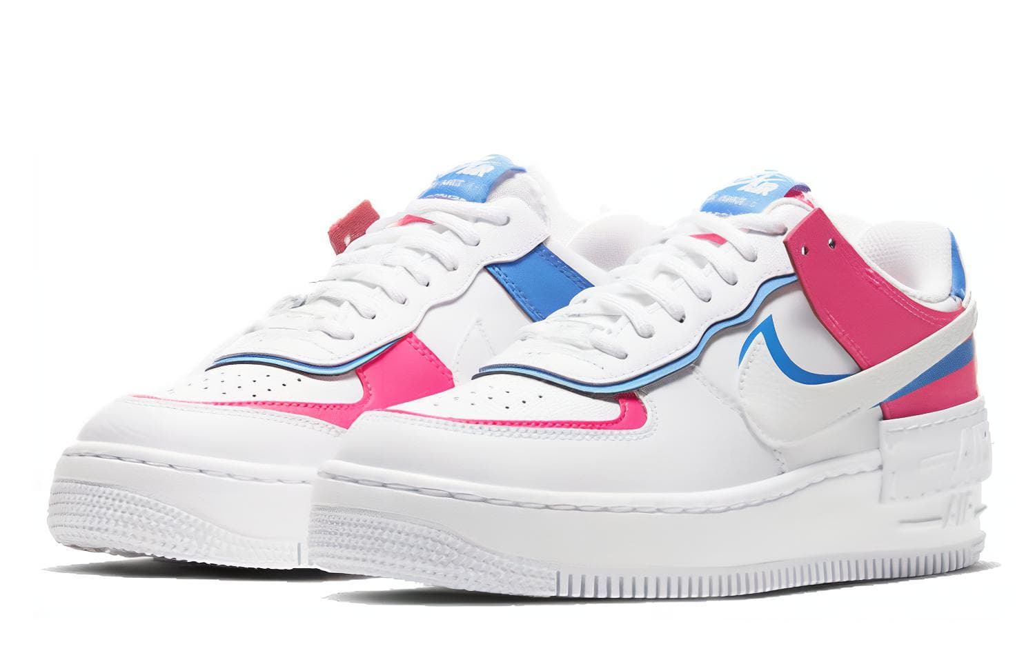 Кроссовки Nike Air Force 1 Shadow Low Blue Pink - изображение 3