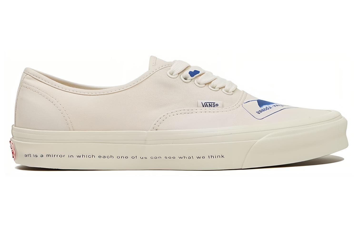 Кроссовки Vans OG Authentic LX White Blue - изображение 2