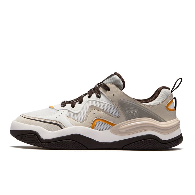 Кроссовки FILA FUSION KICK III Skateboard Shoes 3 Низкие Кроссовки для скейтбординга Мужские Березовый Коричневый - изображение 1