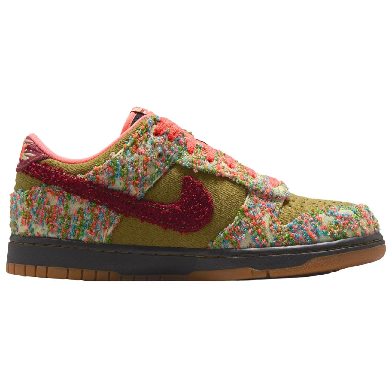 Кроссовки Nike Dunk Low Top Скейтборд Кроссовки Унисекс Зеленый Розовый - изображение 2